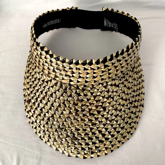 Hemlock 100% Straw Hat Visor - Picture 6 of 7